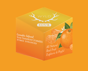 Photograph of product: Gummies | WYLD | Sour Tangerine [10pk]