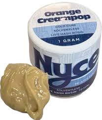 Photograph of Product: NYCE | Live Hash Rosin | Orange Creampop