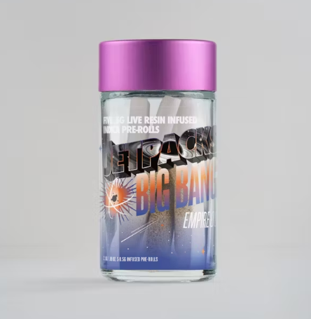Photograph of product: Jetpacks Big Bang Empire OG Infused 5 Pack
