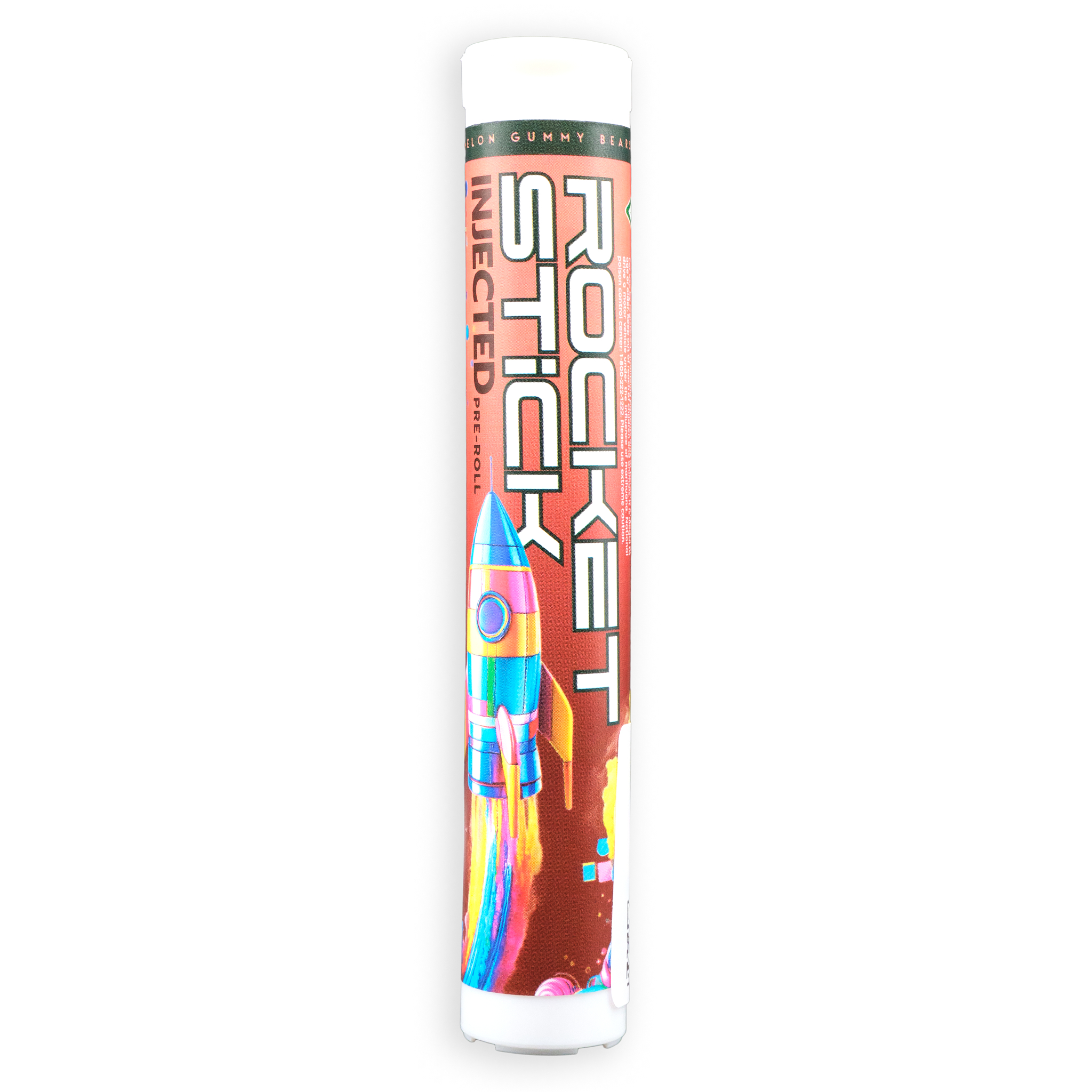 Photograph of product: Watermelon Gummy Bears | 1.2G Infused Preroll