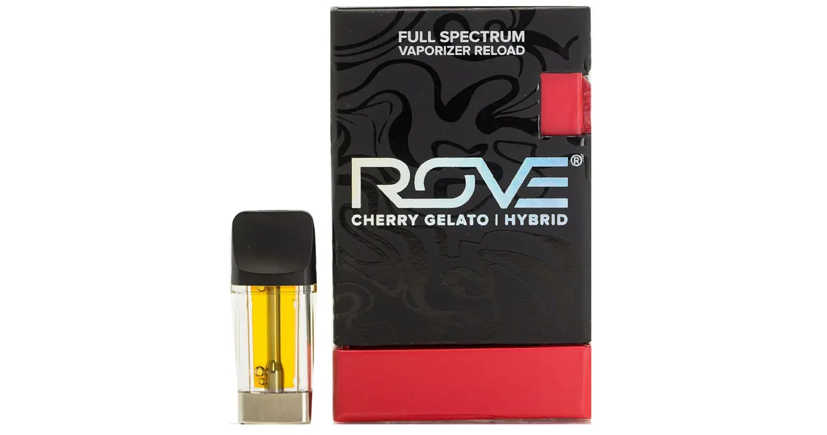 Photograph of product: Cherry Gelato Full Spectrum Diamond Vape Reload 1g
