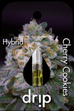 Photograph of product: Drip Distillate Vape Cartridge - Cherry Cookies