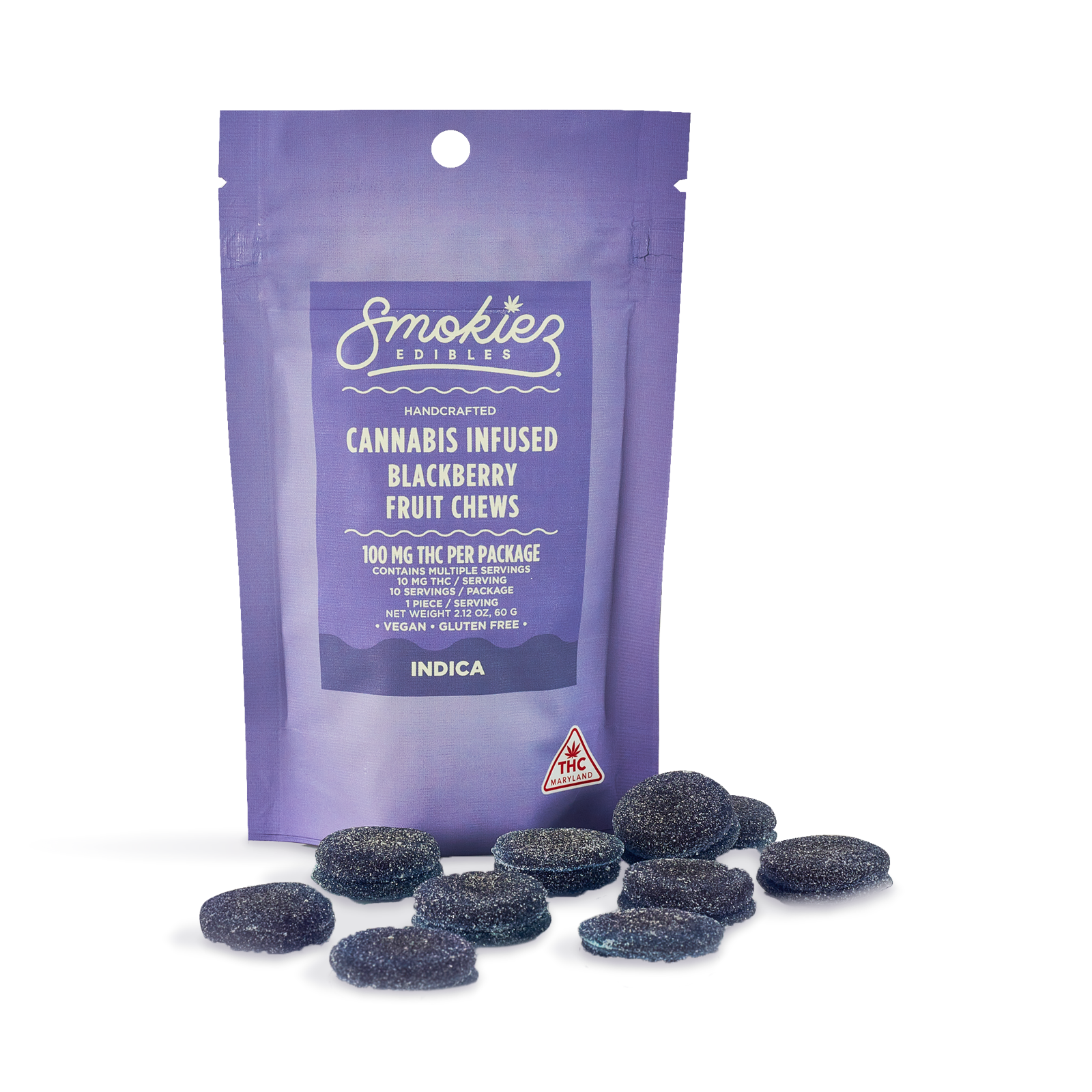 Photograph of product: Blackberry Fruit Chews 10-pack