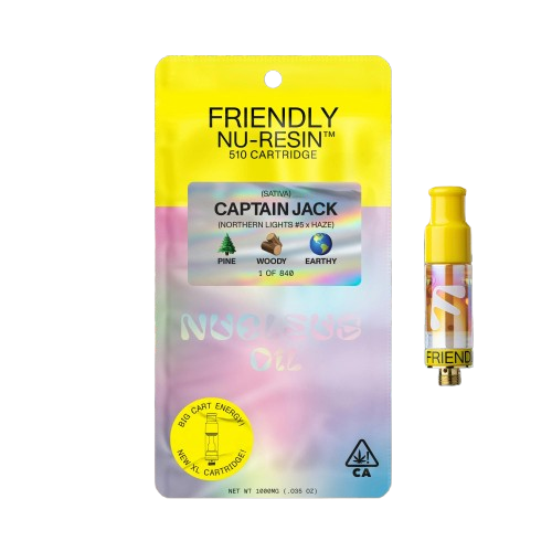 Photograph of product: Friendly Brand | Captain Jack Nucleus Cartridge | 1g