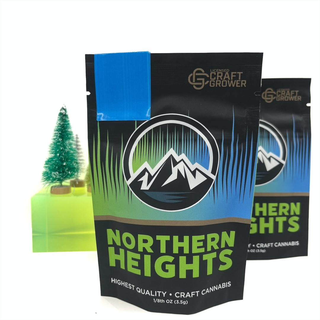 Photograph of product: Northern Heights Strawberry Gary (I) Flower 3.5g