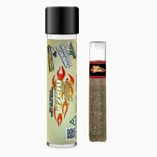 Photograph of product: Cali-Blaze | Key Lime PIe | 1.2G Live Resin Infused Glass Tip Donut Pre-Roll