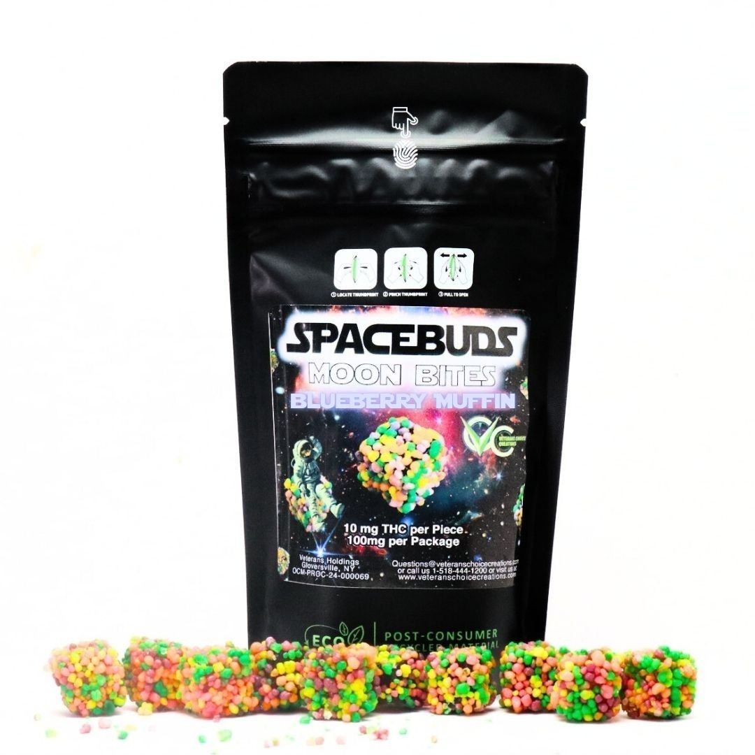 Photograph of Product: 100mg Moon Bites | Blueberry Muffin