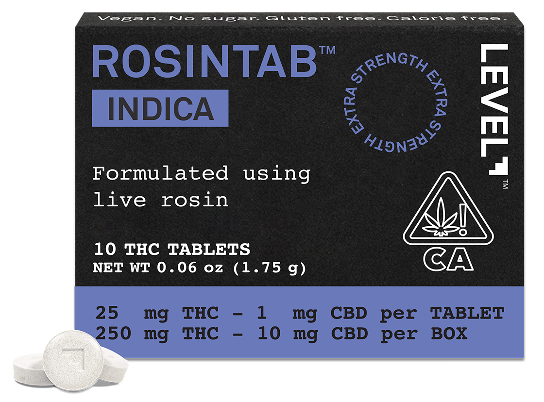 Photograph of product: Level - Rosintab Oui'd - Tablet - 10pk - 250mg