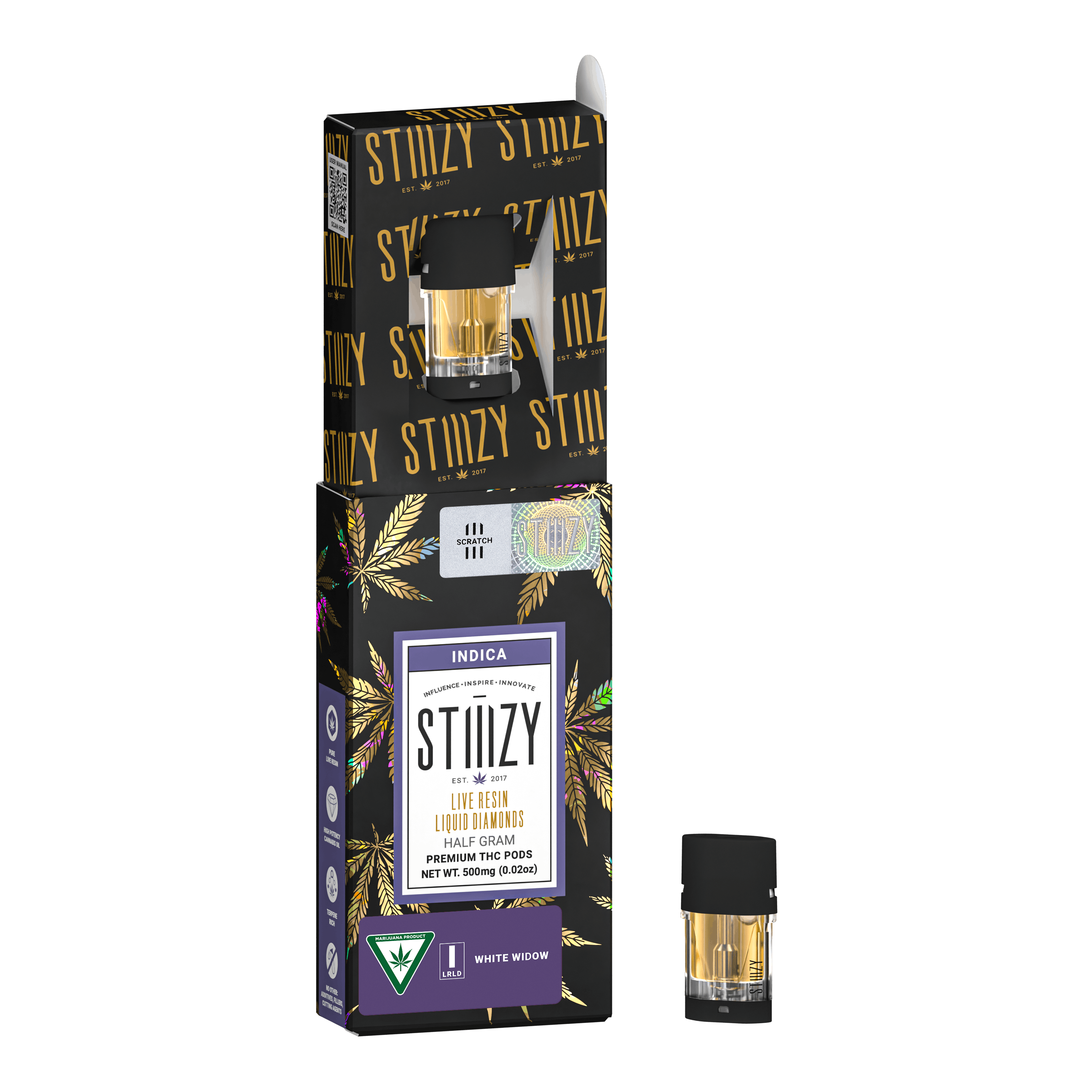 Photograph of product: White Widow (Oui'd) LRLD Pod
