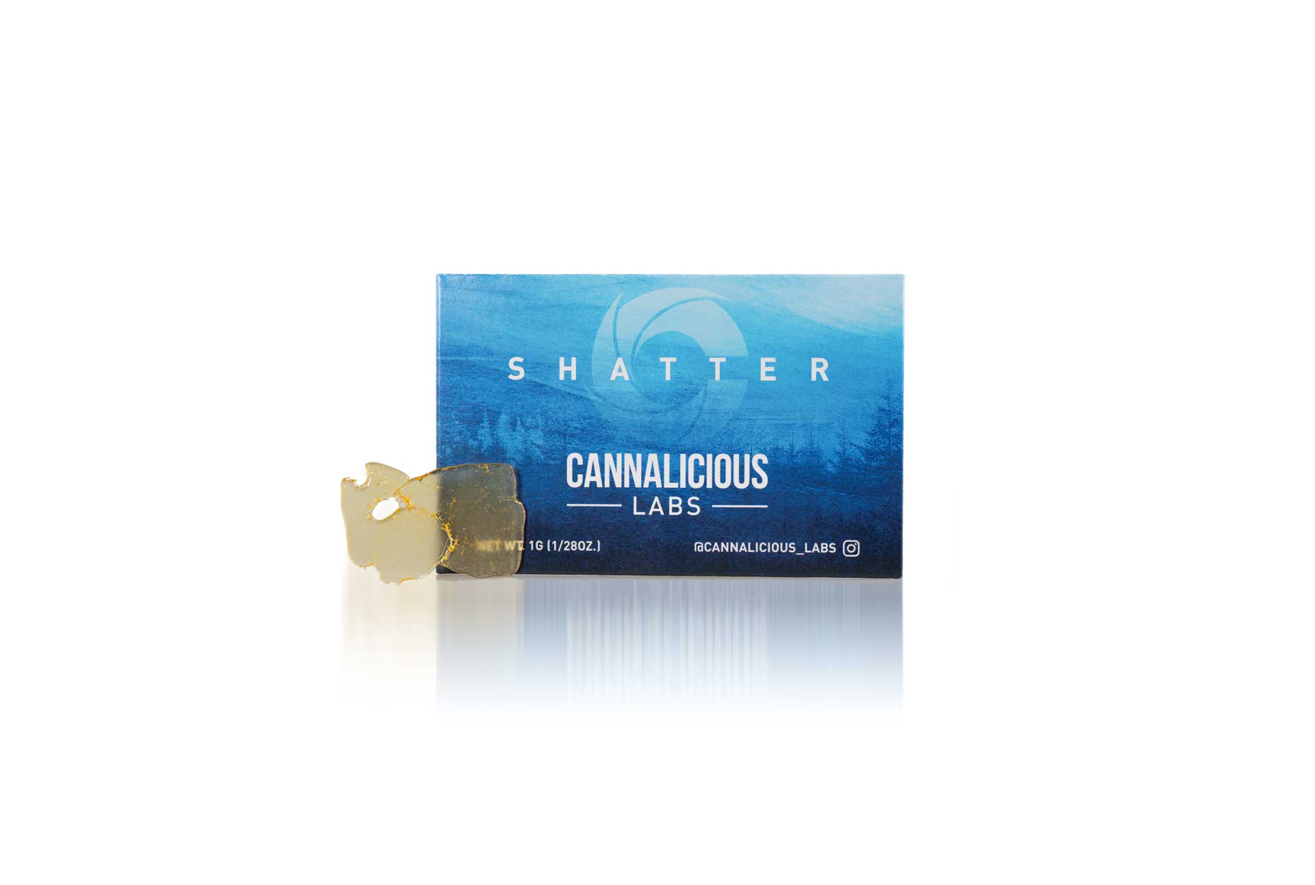 Photograph of product: Cannalicious Labs | Shatter - 1g - Ultra Sour