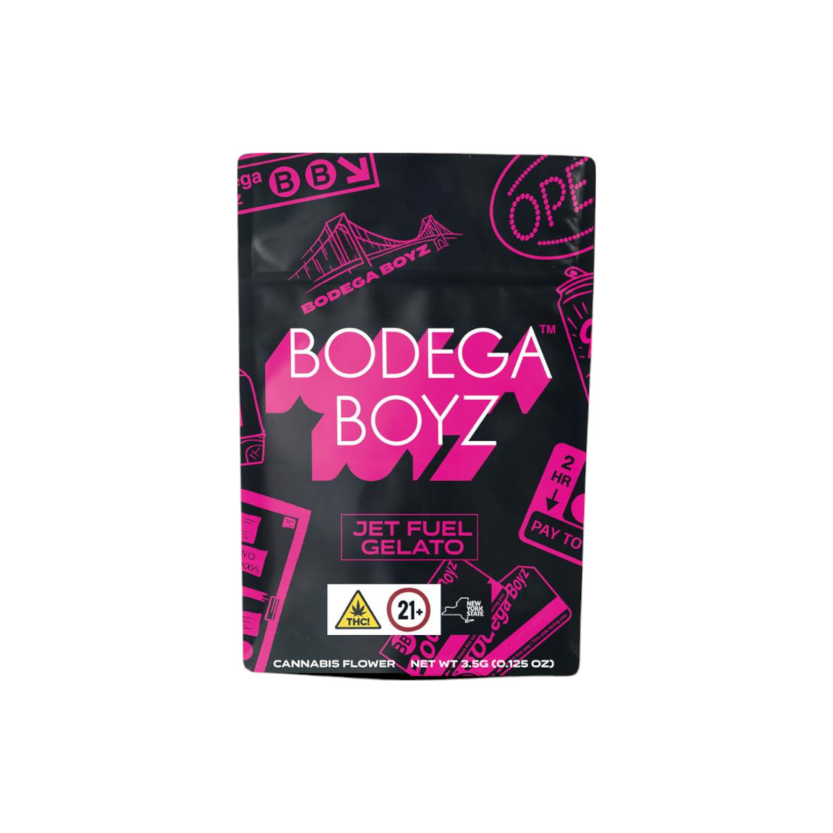 Photograph of product: Bodega Boyz Jet Fuel Gelato - 3.5g