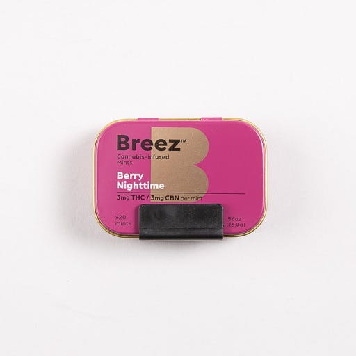 Photograph of product: Berry Nighttime Mint Tin | TH-oui:CBN