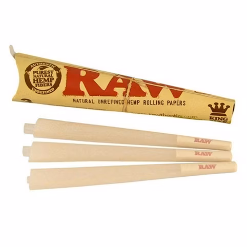 Photograph of product: Raw Cones King size 3pk