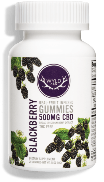 Photograph of product: Edible Gummies Wyld Blackberry CBD - 500mg - NWC
