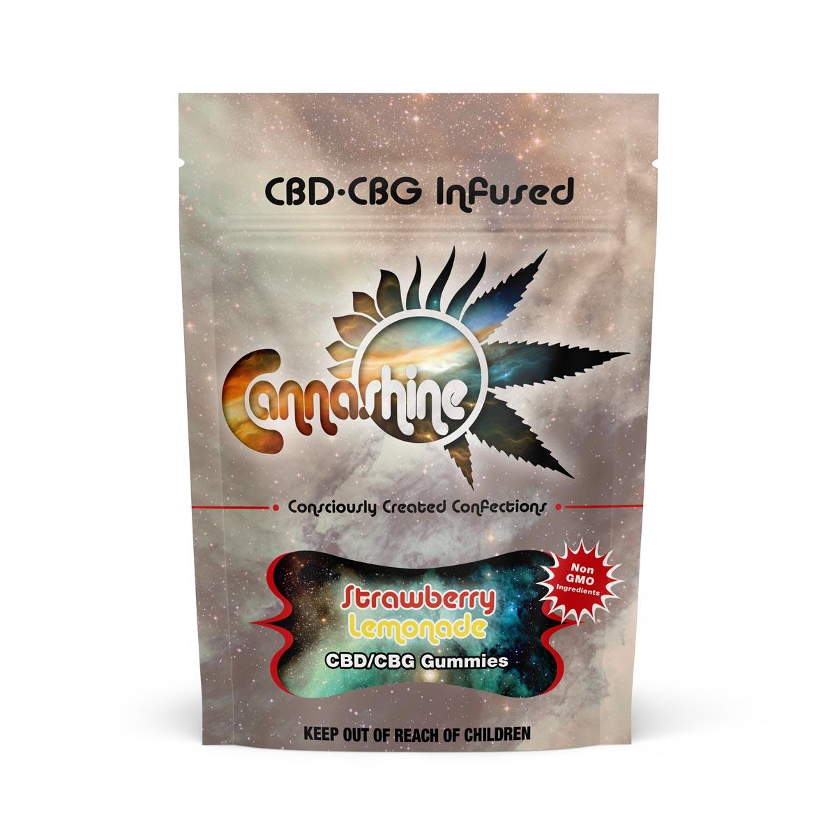 Photograph of product: 200mg Strawberry Lemonade Gummies - Cannashine