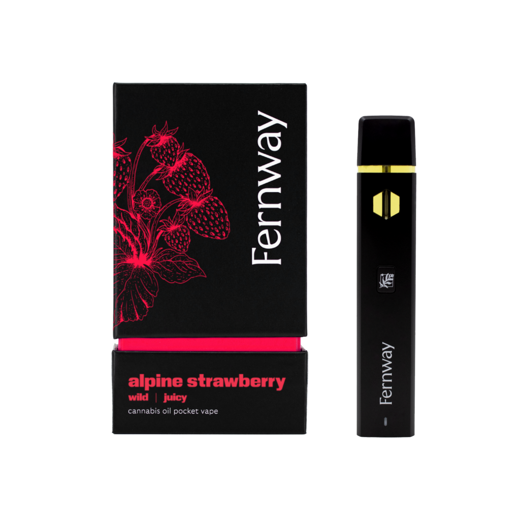 Photograph of Product: Fernway Alpine Strawberry (S) Traveler Vape l (2g)