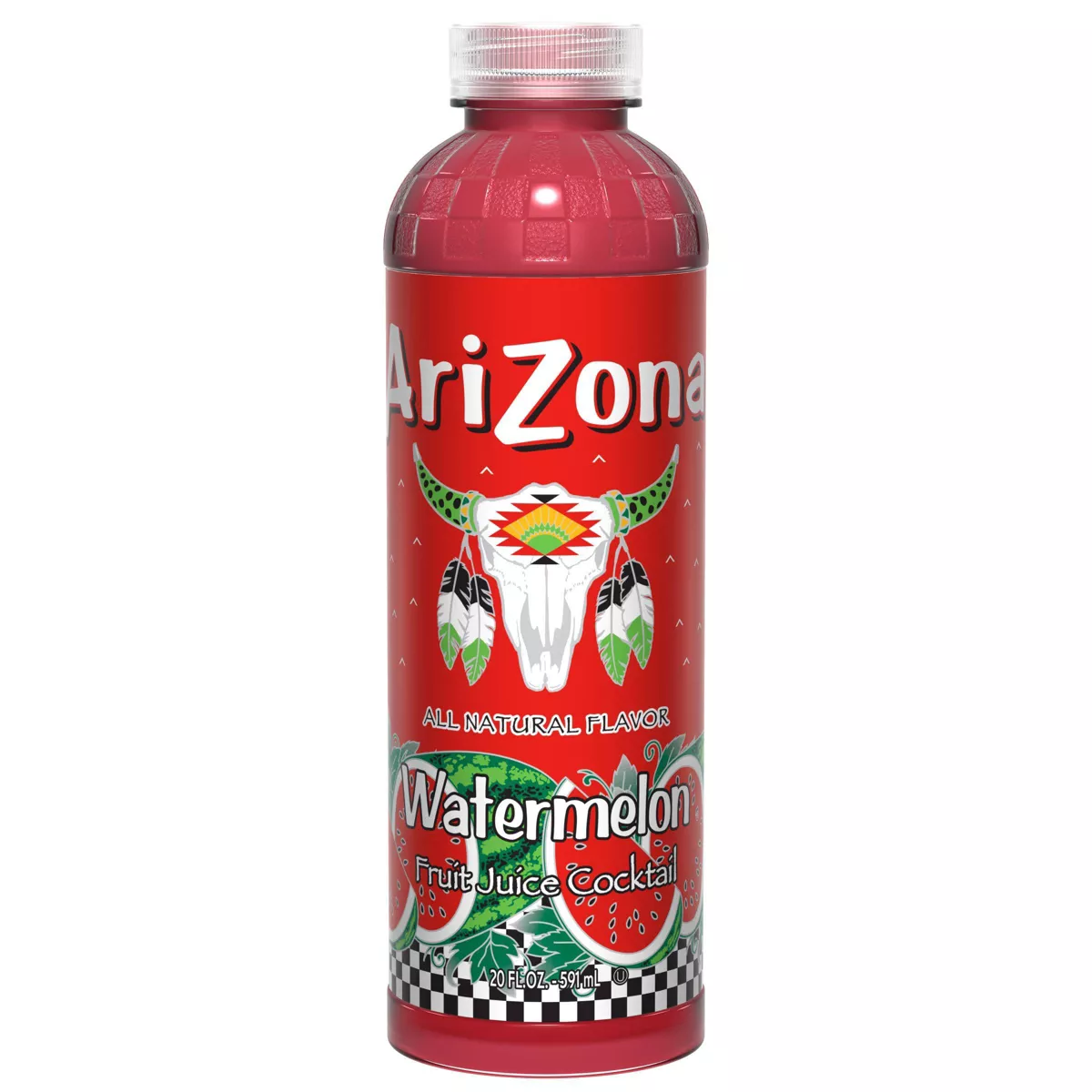 Photograph of product: Arizona: Watermelon - Beverage Single - UN-INFUSED - Bottle