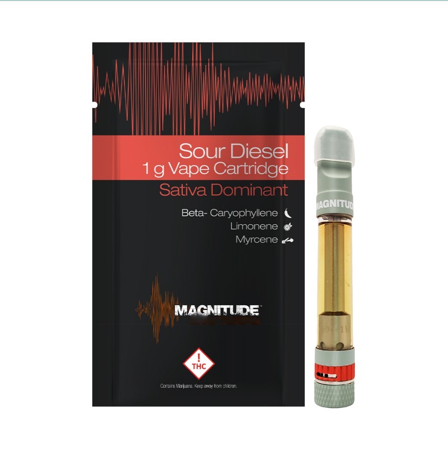 Photograph of product: PC Magnitude | Sour Diesel (S) | 1g Cartridge