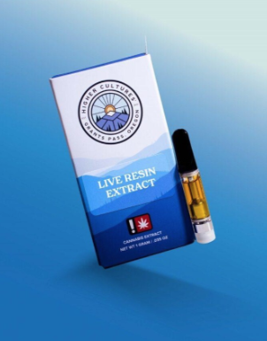 Photograph of product: Higher Cultures Live Resin Tropicanna Punch Cartridge