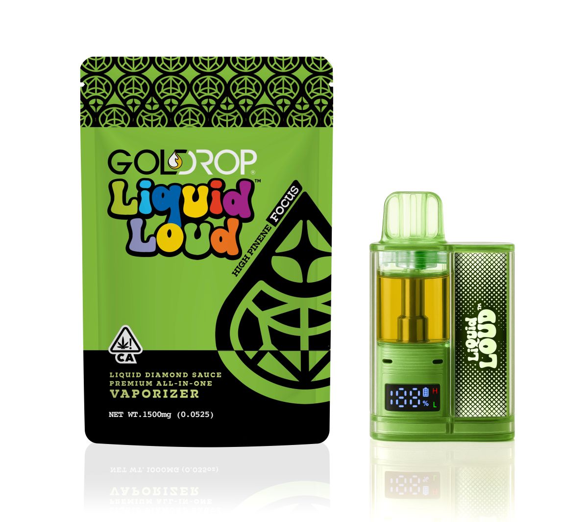 Photograph of product: GREEN CRACK - PINENE LIQUID LOUD ALL-IN-ONE