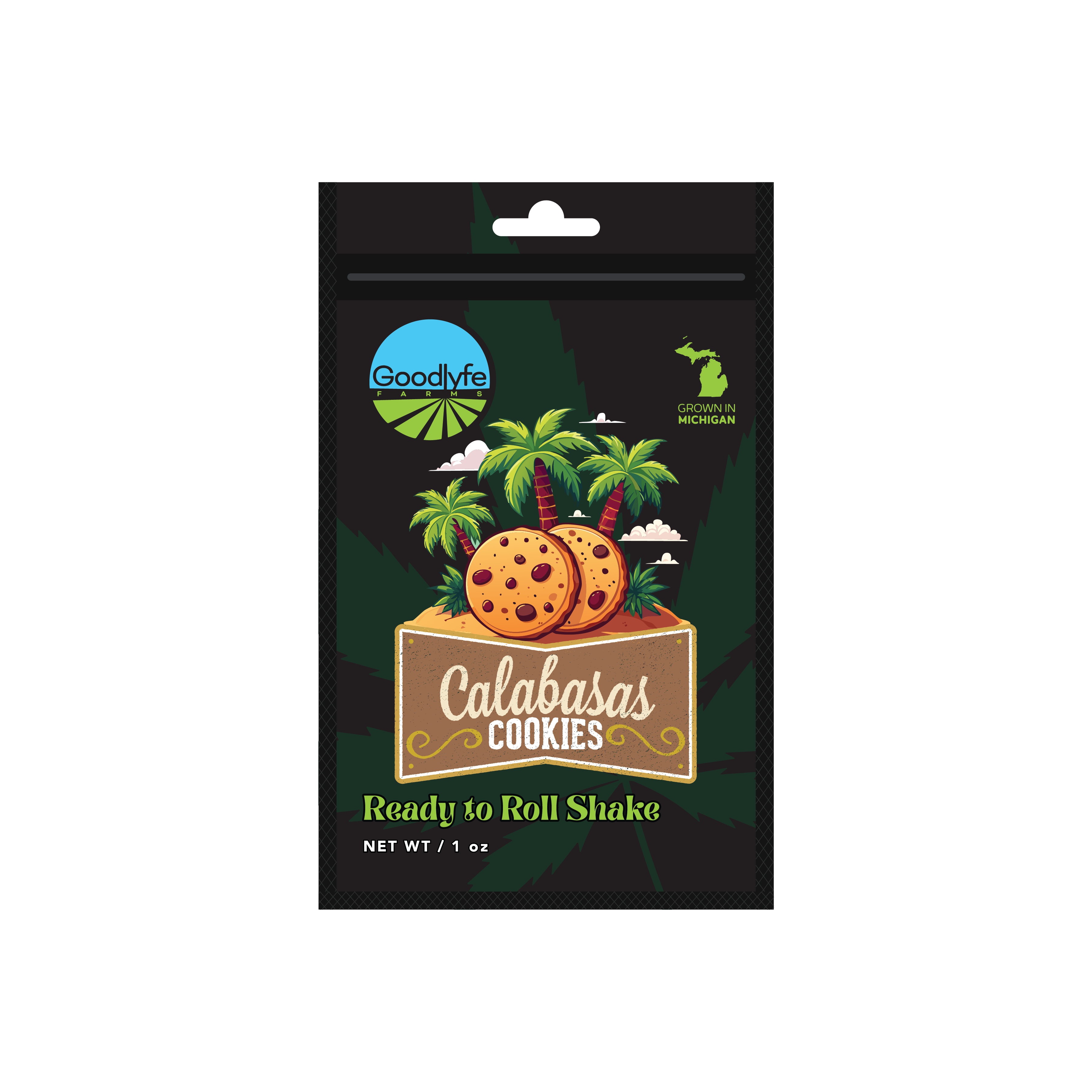 Photograph of product: Goodlyfe - 28g Prepack Shake - Calabasas Cookies