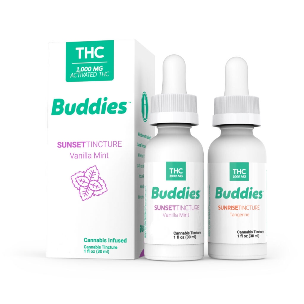 Photograph of product: Buddies Sunset Oui'd Tincture, 1000mg