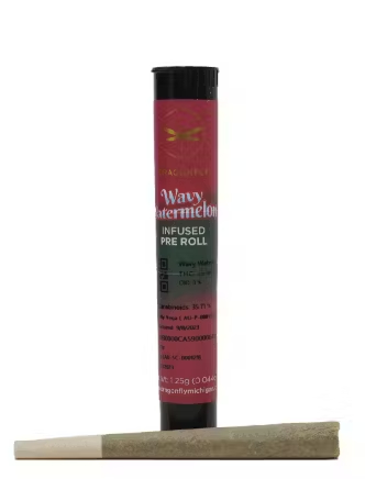 Photograph of product: Dragonfly - Infused Preroll - Wavy Watermelon