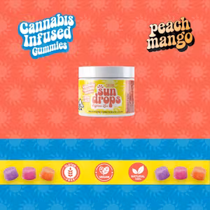 Photograph of product: Peach Mango [S] - 100MG  Gummies
