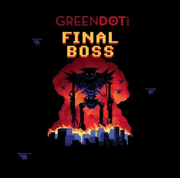 Photograph of product: Green Dot | 1g Joint | Final Boss (H)