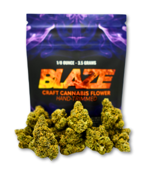 Photograph of product: Flower - Blaze - Garlic Totz smalls (I) - 7g