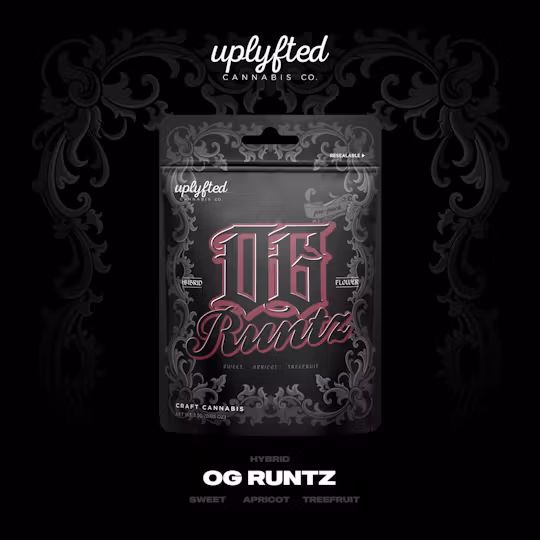 Photograph of product: Uplyfted - OG Runtz - Pre-Pack - 3.5g
