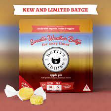 Photograph of product: Betty's Eddies 10mg Apple Pie Sweater Weather Chews - 100mg TH-oui:50 CBG