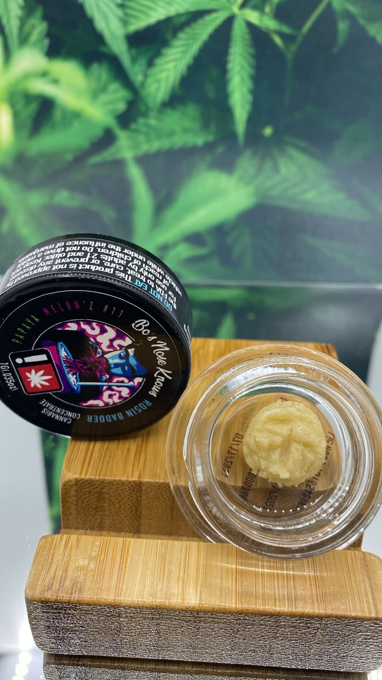 Photograph of product: Rosin Badder | Papaya Melon'z | 1g