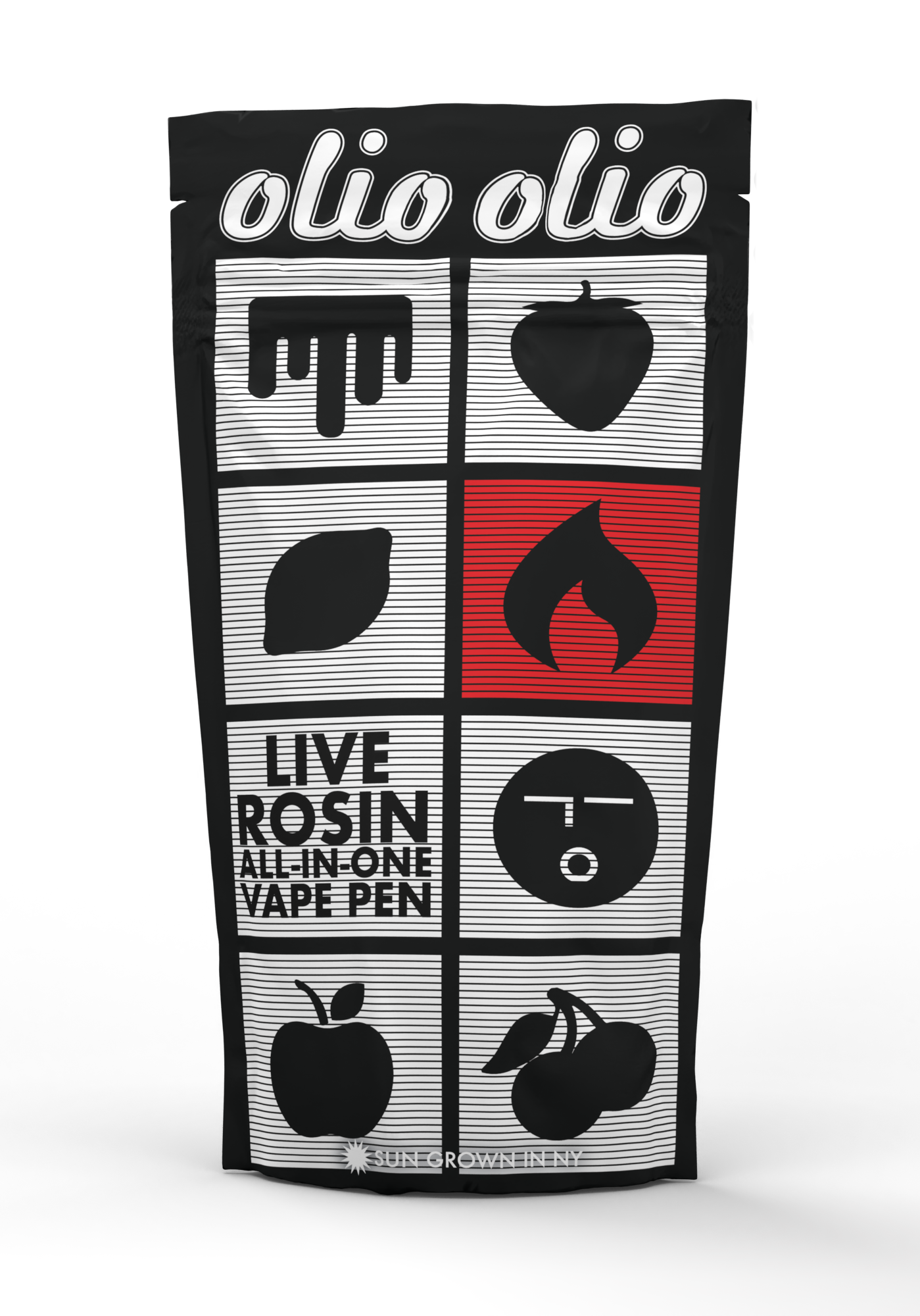 Photograph of product: Olio | Sweet Maui Onion (s) Live Rosin AlO Disposable 0.5g