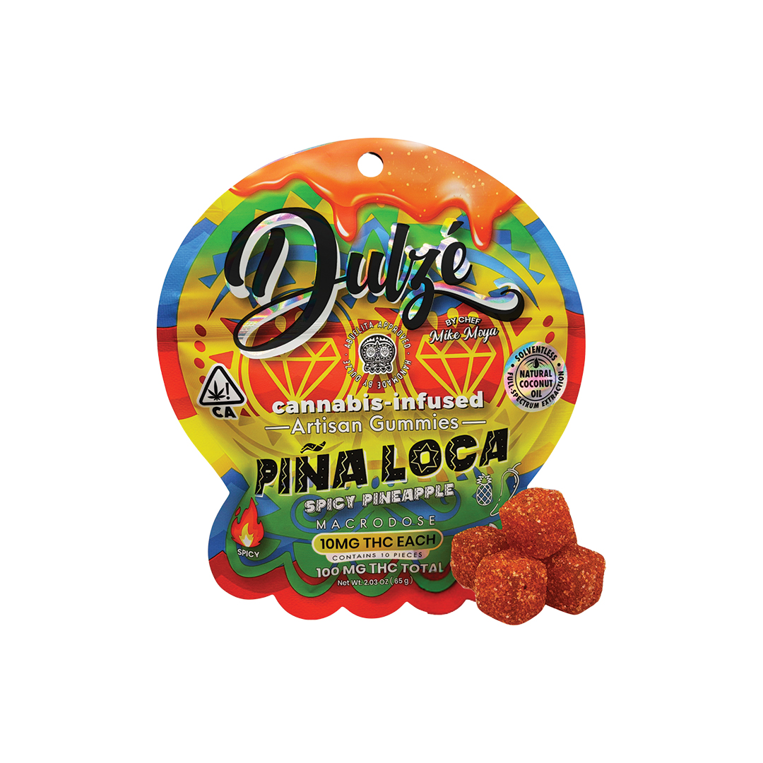 Photograph of product: DULZE - GUMMIES - PINA LOCA 100MG