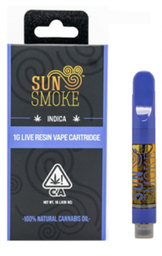 Photograph of product: LIVE RESIN BANANA POUND CAKE CARTRIDGE 1G O2