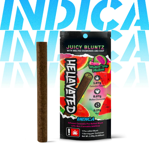 Photograph of product: Hellavated - 2.68G Infused - Water Yer Melon Oui'd Blunt