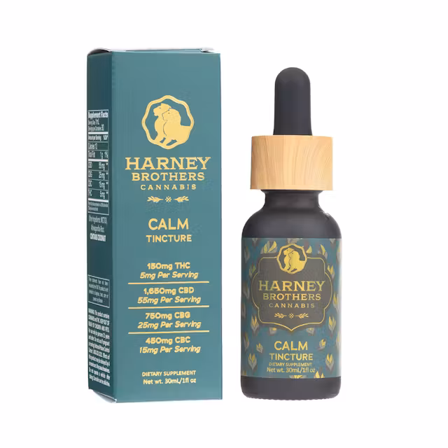 Photograph of Product: Harney Brothers Tincture | 150mg | Calm