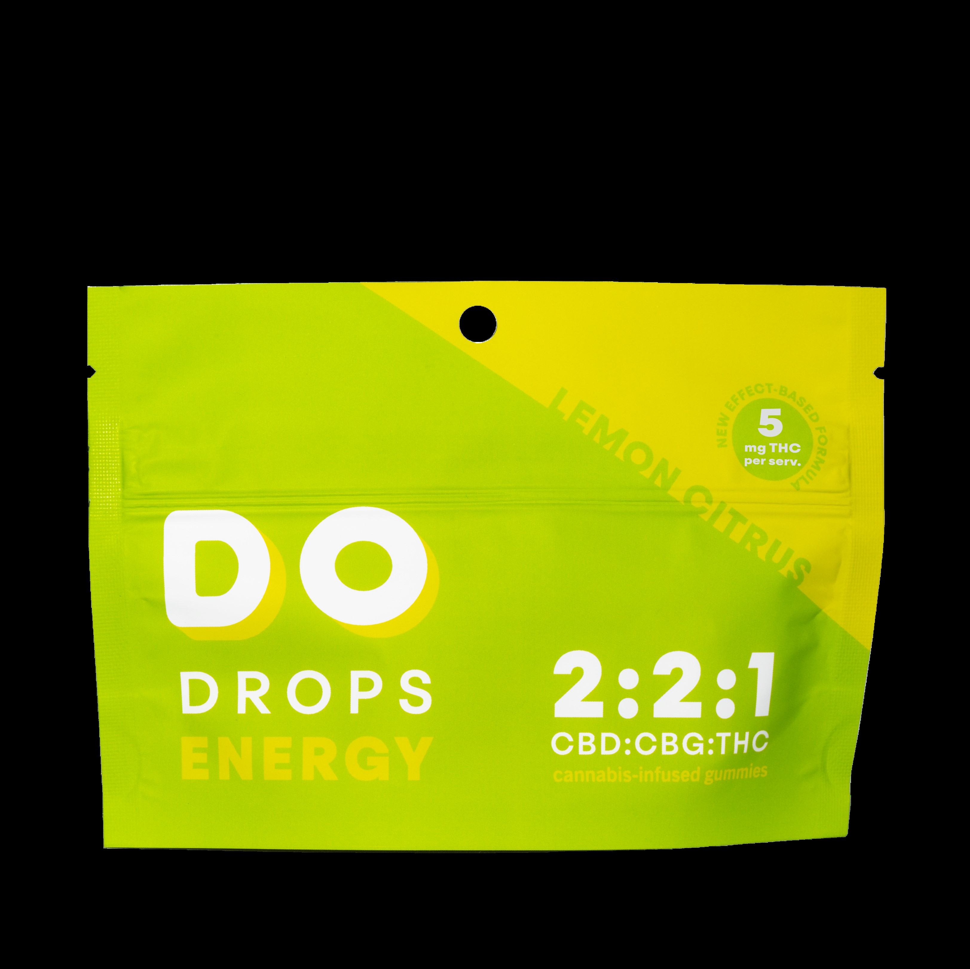 Photograph of product: Lemon Citrus Gummies 2:2:1 CBD:CBG:TH-oui 100mg 10pk