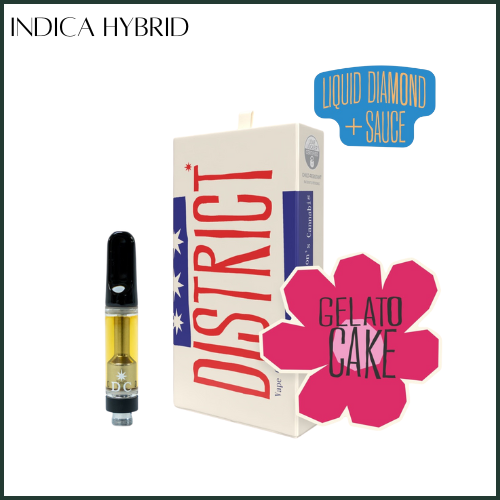 Photograph of product: District Oui'd | Gelato Cake I Liquid Diamond and Sauce Cartridge