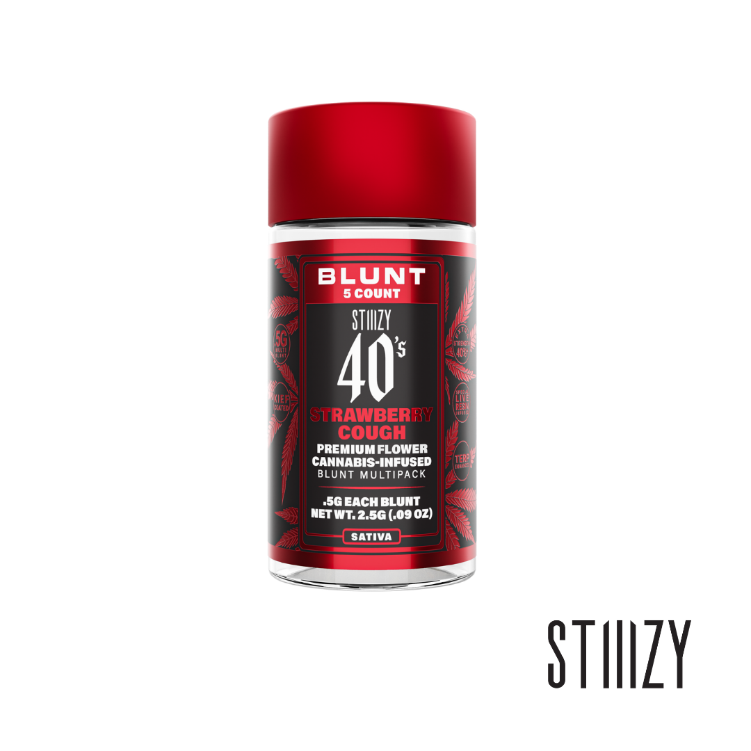 Photograph of product: Stiiizy - 5 Pack Infused Blunts - Strawberry Cough