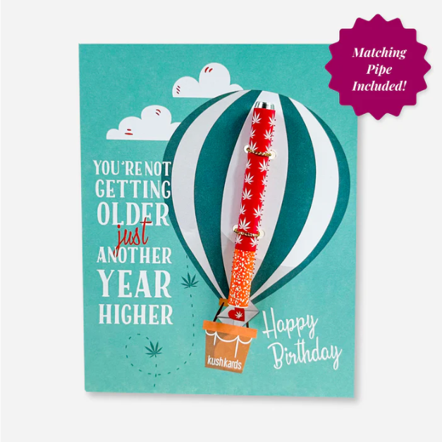 Photograph of product: Another Year Higher Birthday Card
