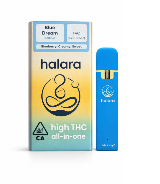 Photograph of product: Halara - Blue Dream 1g All-In-One Disposable - 