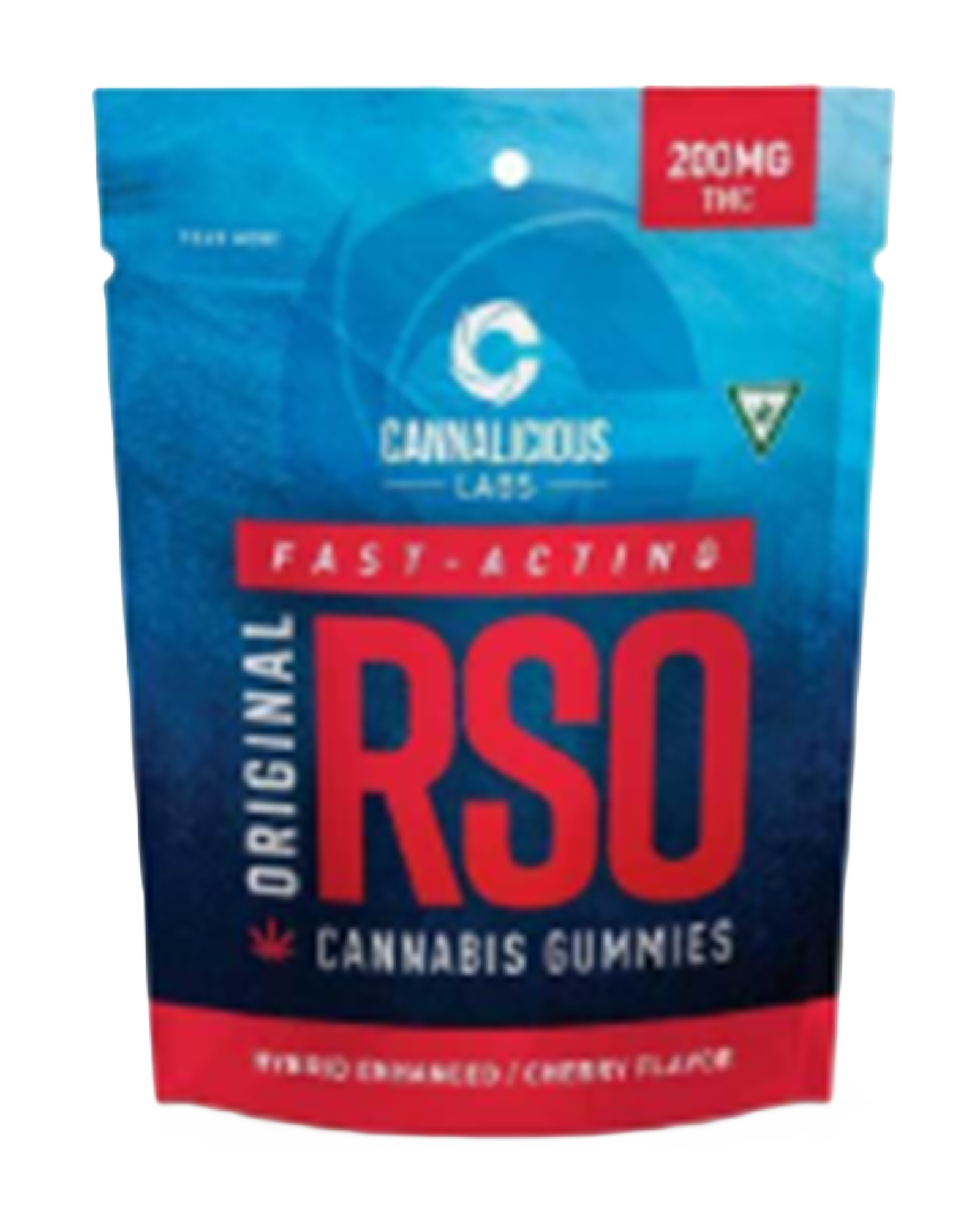 Photograph of product: CANNALICIOUS | CHERRY | HYBRID | GUMMIES | 200MG | REC