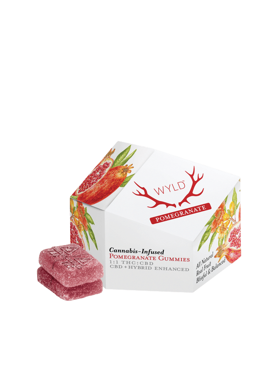 Photograph of product: Pomegranate | 1:1 Gummies - 