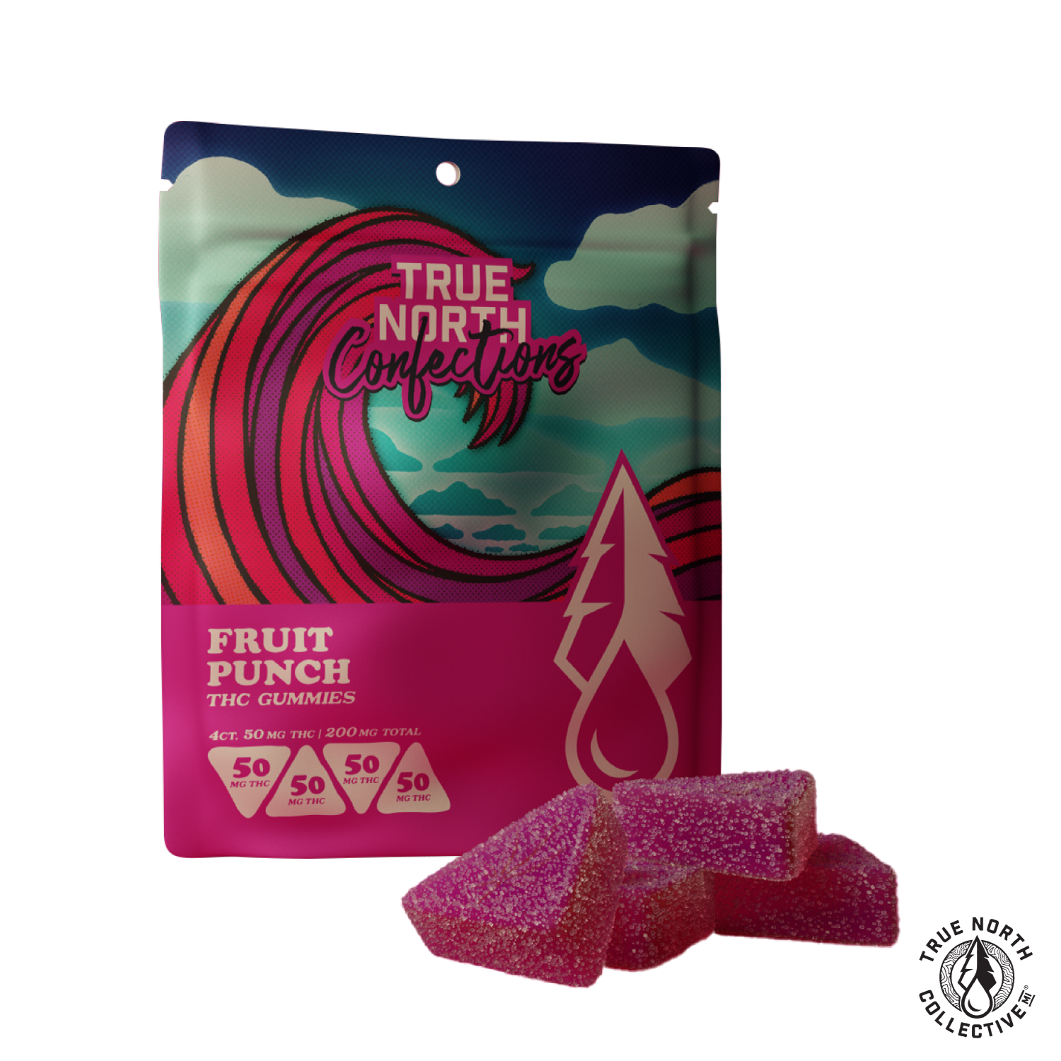 Photograph of product: Fruit Punch Gummies - 200mg