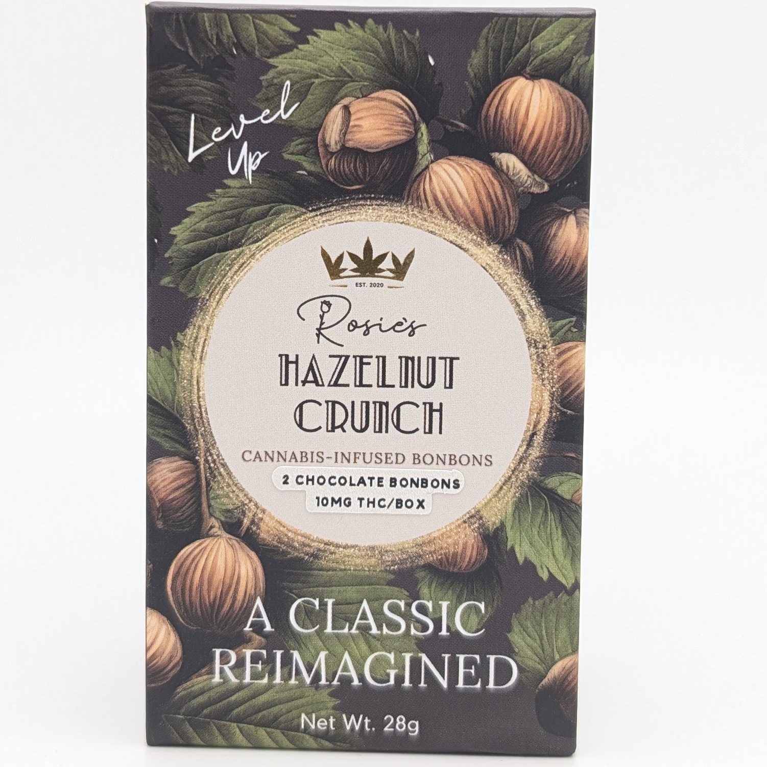 Photograph of Product: Hazelnut Bonbons 2pk 10mg