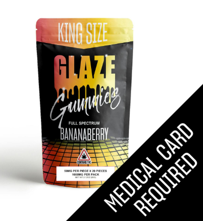 Photograph of product: Bananaberry 50mg Gummies | Full Spectrum Total