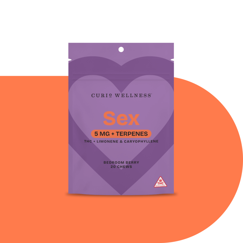 Photograph of product: Curio Sex Terpene Infused Chews | 5mg (20ct)