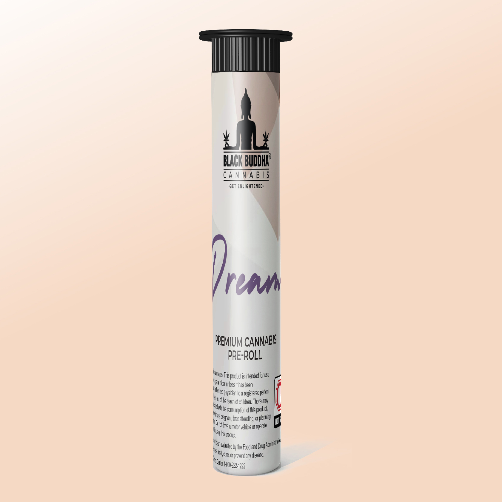 Photograph of product: Black Buddha | Pre-Roll | Dream Buster Barz | 1g